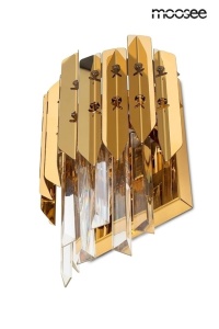 APLICA MAJESTIC GOLD, CONFECTIONATA DIN OTEL SI CRISTAL, STIL MODERN - Img 3