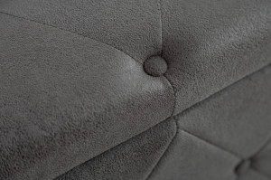 BANCHETA 140CM, EXTRAVAGANCIA GRI ANTICHIZAT, COD 40137, STIL MODERN - Img 4
