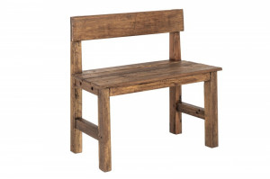 BANCUTA HEMINGWAY 39552 DIN LEMN MASIV DE MAHON STIL VINTAGE - Img 5
