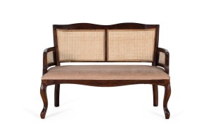 BANCUTA IN STIL COLONIAL, COD 2159, DIN LEMN DE SALCAM SI TEXTIL, ARTIM GROUP SELECTION - Img 3