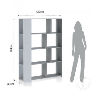 BIBLIOTECA/ORGANIZATOR, SMART, COD 4377, STIL MODERN, REALIZATA DIN PANOURI ECO DIN LEMN - Img 5