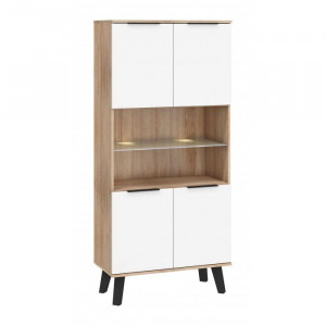 BIBLIOTECA SVEN 4D( SVN-10) DIVERSE VERSIUNI DIN PLACI LAMINATE SI LEMN VLD - Img 4