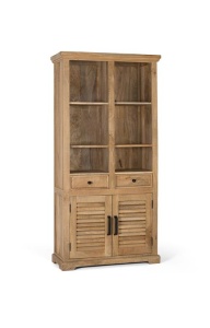 BIBLIOTECA/VITRINA CLASICA, 180CM, CODE 1812, LEMN DE MANGO, ARTIM GROUP SELECTION - Img 2
