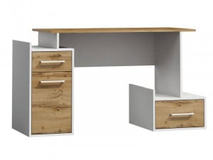 BIROU B-009 STEJAR WOTAN/ALB MAT, DIN PLACI LAMINATE, STIL MODERN, SIGNAL