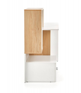 BIROU GROSSO, STEJAR AURIU/ALB, DIN MDF LAMINAT, STIL MODERN - Img 5