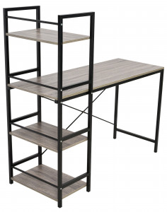 BIROU MODERN, ACCENT-16 DIN METAL SI MDF,DESIGN INDUSTRIAL - Img 6