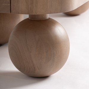 BUFET EXCLUSIVIST BOCKSBERG 211CM, LEMN DE MANGO SCULPTAT, STIL CONTEMPORAN, VICAL HOME - Img 6