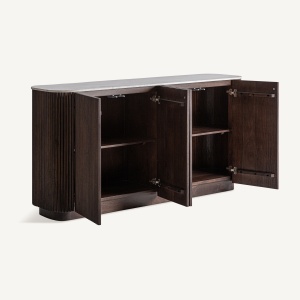 BUFET KALEH 200CM, DIN LEMN DE MANGO SI MARMURA, DESIGN CONTEMPORAN, VICAL HOME - Img 3