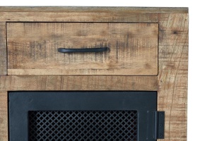 BUFET LIVING, 100CM, LEMN DE MANGO SI METAL, REALIZAT MANUAL, ARTIM GROUP SELECTION - Img 6