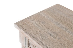 BUFET LIVING ORIGEN 90CM, DIN LEMN DE STEJAR, CULOARE NATUR/GRI ANTICHIZAT, STIL BOHO ETNIC, ARTIM GROUP SELECTION - Img 5