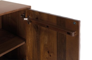 BUFET LIVING SUNSET 170CM, DIN LEMN DE MANGO, CULOARE NUC INCHIS, STIL MODERN, ARTIM GROUP SELECTION - Img 7