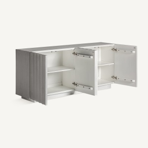 BUFET MULCEY 180CM, DIN LEMN, MDF SI RASINA, DESIGN ART DECO, VICAL HOME - Img 3