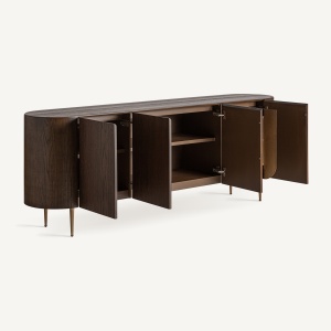 BUFET TREIGNAC 220CM, DIN FURNIR DIN LEMN SI METAL, DESIGN CONTEMPORAN, VICAL HOME - Img 3