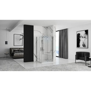 CABINA DE DUS MOLIER 80X90, CROM, CALITATE SUPERIOARA - Img 2