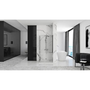 CABINA DE DUS MOLIER 90X80, CROM, CALITATE SUPERIOARA - Img 2
