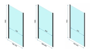 CABINA DE DUS REA RAPID SWING, 90x90CM, CROM, DIN STICLA, CALITATE SUPERIOARA - Img 5
