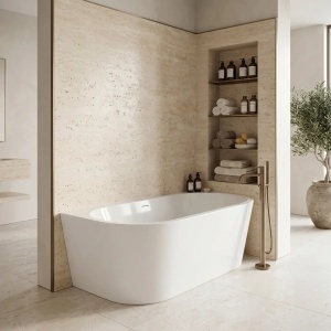 CADA DE PODEA FREESTANDING CAPRI 180 CM, DIN ACRIL, CALITATE SUPERIOARA - Img 3