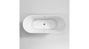 CADA FREESTANDING KERRANO, 150 CM, ALB, DIN ACRIL, CALITATE SUPERIOARA - Img 5
