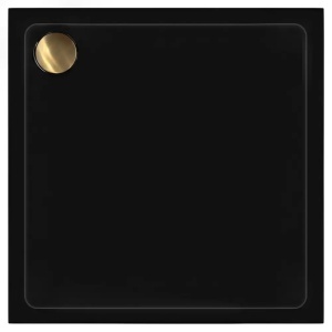 CADA PENTRU DUS, REA SAVOY NEAGRA, 80X80, CU CAPAC AURIU PERIAT, CALITATE SUPERIOARA - Img 9