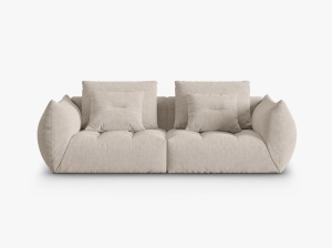 CANAPEA BLOOM, 3 LOCURI, 232 CM, DIVERSE CULORI SI MATERIALE, DESIGN DEOSEBIT - Img 12