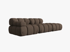 CANAPEA/COLTAR MODULAR BELLIS DREAPTA, 3 LOCURI, 282 CM, MARO 40, TAPITERIE DIN CATIFEA 3D, DESIGN DEOSEBIT - Img 5