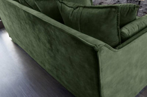 CANAPEA CONFORTABILA 200CM, 3 LOCURI , CATIFEA VERDE INCHIS, STIL MODERN, ARTIM GROUP SELECTION - Img 5