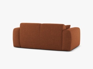 CANAPEA CU 2 LOCURI, MOLINO, 170 CM, CARAMIZIE, CU TAPITERIE DIN TEXTIL CHENILLE EDEN, MICADONI - Img 3