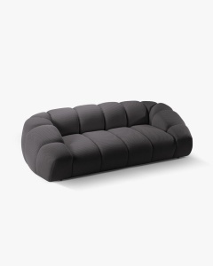 CANAPEA CU 3 LOCURI DIANA, ESPRESSO, 234X114 CM, TAPITAT CU TAPITERIE DIN TEXTIL 3D SONIC, MICADONI