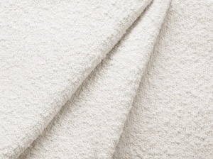 CANAPEA CU 3 LOCURI LUPIN 228, ALB, CU TAPITERIE DIN TEXTIL BOUCLE BALOO, MICADONI - Img 4