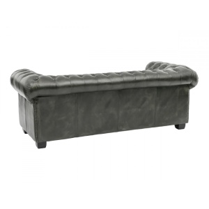 CANAPEA DE LUX CHESTERFIELD 200CM, DIN PIELE NATURALA, CULOARE VERDE, ARTIM SELECTION - Img 4