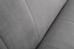 CANAPEA EXTENSIBILA, 215 CM, DIN CATIFEA GRI ARGINTIU, STIL MODERN, ARTIM GROUP SELECTION - Img 4