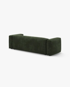 CANAPEA EXTENSIBILA, CU 3 LOCURI, MARTINA, VERDE, 264 CM, CU TAPITERIE DIN TEXTIL CATIFEA VOGUE, MICADONI - Img 5