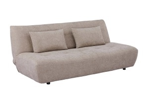 CANAPEA EXTENSIBILA ELYPSE 200CM, 3 LOCURI, REALIZATA DIN LEMN MASIV SI TEXTIL CHENILLE, CULOARE GRI, INVICTA INTERIOR - Img 4