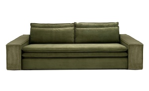 CANAPEA EXTENSIBILA SENSE, CU FUNCTIE DE DORMIT, GRUPA I, CONFECTIONATA DIN METAL, TEXTIL SI SPUMA POLIURETANICA, STIL MODERN - Img 1