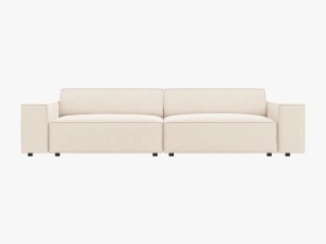 CANAPEA JODIE, 4 LOCURI, 244 CM, DIVERSE CULORI SI MATERIALE, DESIGN DEOSEBIT - Img 3