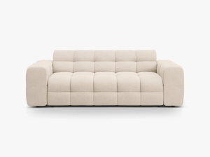 CANAPEA KENDAL, 3 LOCURI, 222 CM, DIVERSE CULORI SI MATERIALE, DESIGN DEOSEBIT - Img 12