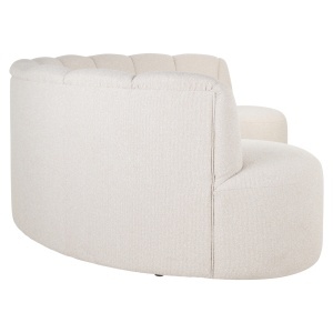 CANAPEA LIVING LANDMARK 250CM, DIN METAL, LEMN SI TEXTIL, DE CULOARE BEJ, DESIGN MODERN - Img 5