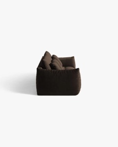 CANAPEA MODULARA BLOOM, CU 4 LOCURI, MARO INCHIS, 327 CM, CU TAPITERIE DIN TEXTIL CATIFEA BLUVEL, MICADONI - Img 3