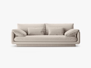 CANAPEA TORINO, 3 LOCURI, 220 CM, DIVERSE CULORI SI MATERIALE, DESIGN DEOSEBIT - Img 9