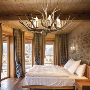 CANDELABRU CHALET SP8, MARO, DIN RASINA, STIL RUSTIC - Img 2