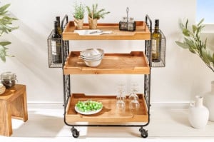 CARUCIOR SERVIRE, RAFTURI LEMN SI METAL VINTAGE, ARTIM GROUP SELECTION - Img 2