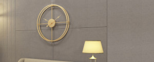 CEAS DECORATIV 3D GOLD TUY ROTUND 50CM STIL INDUSTRIAL - Img 4