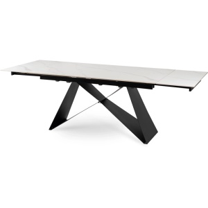 CEL MAI MIC PRET!!!MASA EXTENSIBILA 160-240CM, ARTIM MEBLE, REALIZATA DIN METAL SI CERAMICA, CULOARE MARMURA ALBA/NEGRU, STIL MODERN - Img 9