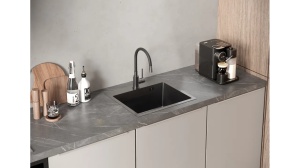 CHIUVETA BUCATARIE REA LUKE 100, CU BATERIE INCLUSA, NEGRU, DIN INOX, CALITATE SUPERIOARA - Img 6