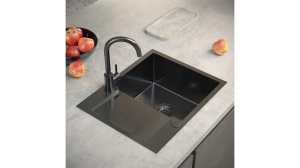 CHIUVETA BUCATARIE REA LUKE 116, NEGRU, DIN INOX, CALITATE SUPERIOARA - Img 4