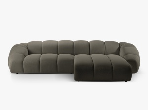 COLTAR DIANA, DREAPTA, 4 LOCURI, 334 CM, DIVERSE CULORI SI MATERIALE, DESIGN DEOSEBIT - Img 8