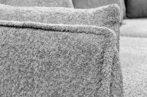 COLTAR DREAPTA, MATERIAL BOUCLE, 255CM, CULOARE GRI, DESIGN MODERN, ARTIM GROUP SELECTION - Img 4