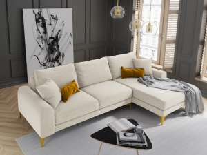 COLTAR ELEGANT DREAPTA 254CM, MADARA 5 LOCURI, DIVERSE CULORI, MATERIAL TEXTIL, ARTIM GROUP COLLECTION - Img 2