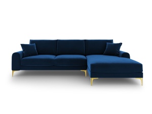 COLTAR ELEGANT DREAPTA 254CM, MADARA 5 LOCURI, DIVERSE CULORI, MATERIAL CATIFEA, ARTIM GROUP COLLECTION - Img 2