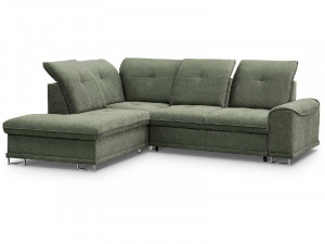 COLTAR EXTENSIBIL STANGA, BOSS 272CM, DIN TEXTIL FOARTE FIN DE CULOARE VERDE, CONFORT SPORIT